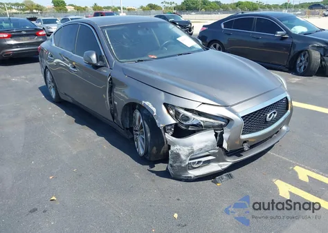 2017 Infiniti Q50 3.0T Premium из США, поврежденный, VIN JN1EV7AP6HM737917